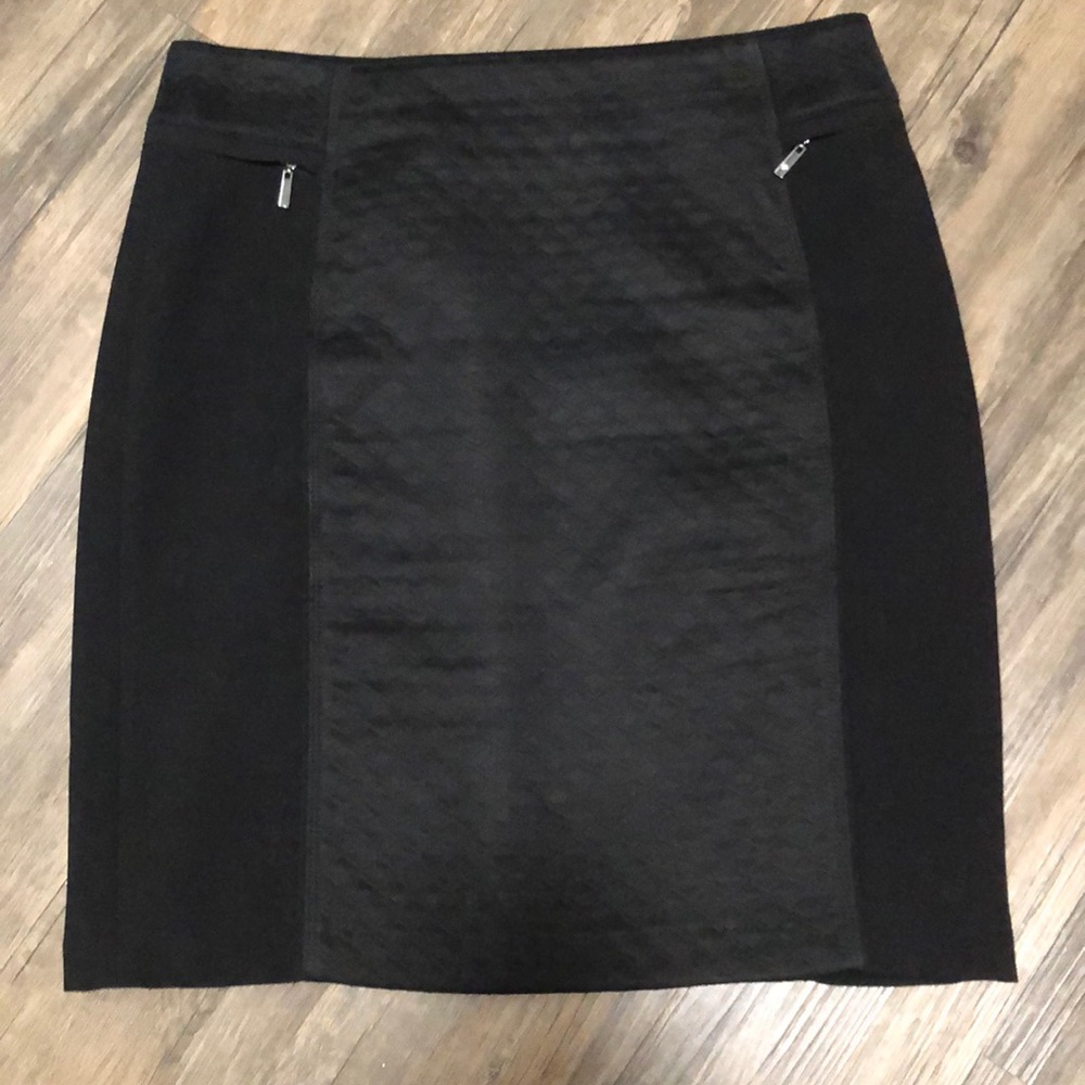 White House Black Market Skirt Black Pencil SZ 10